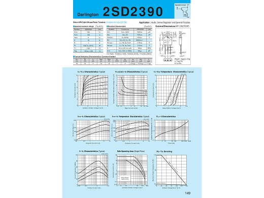 Транзистор 2SD2390 TO-3P