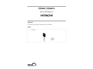 Транзистор 2SD669 TO-126