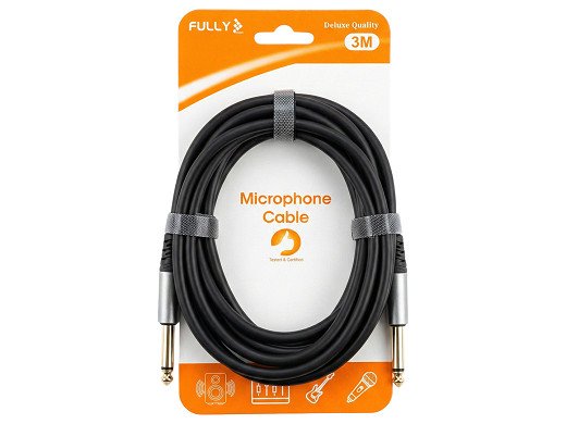 Кабел екраниран с накрайници моно жак мъжки 6.3 mm - 6.3 mm