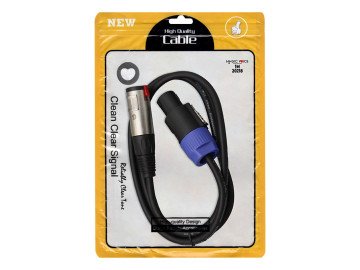 Кабел  CANON XLR мъжки - XLR женски 1 m