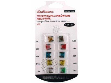 FUSE AUTO Micro KIT 10pcs 5A 7.5A 10A 15A 20A 30A