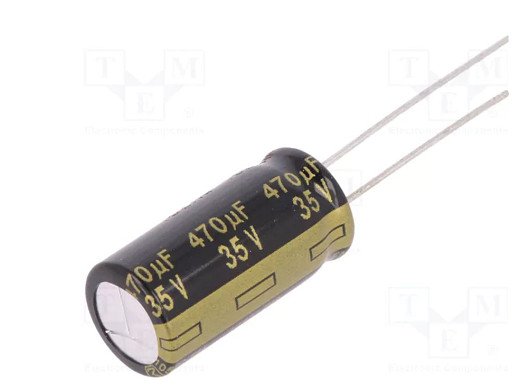 Кондензатор електр.470MF 35V  low ESR 105'C EEU