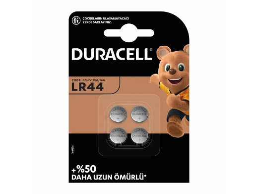Батерия 4 броя Duracell LR44 1.5 V (опаковка от 4)