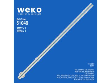 Led Backlight LBM500M1903-BS-1 set-2pcs