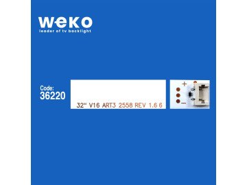 Диодни ленти комплект 2 бр/pc 32" V16 ART3 2558 REV 1.6 6 V16 32