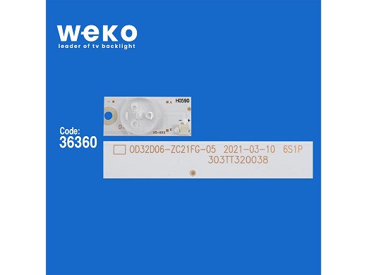 Диодни ленти комплект 3 бр/pcs 0D32D06-ZC21FG-05