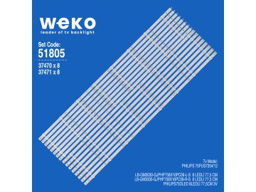 LED Backlight LB-GM3030-GJPHP758X16PC09  set-16