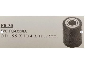 PINCH ROLLER 15.5x17.5x4mm for  PQ43558A