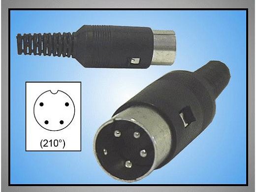 Букса  4 DIN мъжски DNC-004