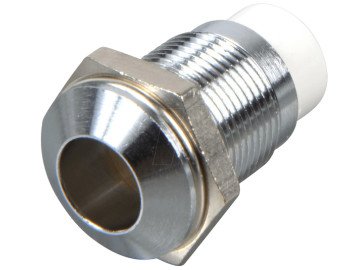 Държател за LED; 8mm; хром; метал; изпъкнала