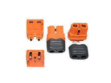 Букса XT60IE-M XT60I-F PAIR  DC 3 пин