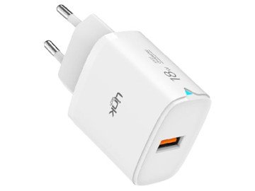 18W USB адаптер за бързо зареждане ADAPTER FAST 18W USB-A QC3.0 5V 3A
