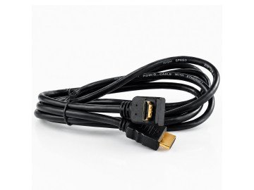 Кабел HDMI/HDMI 1.5M Г-ОБРАЗЕН ЗЛАТИСТ L-ОБРАЗЕН