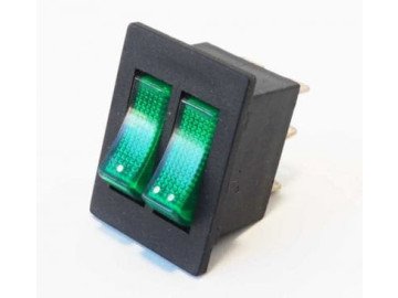 SWITCH KCD 2P MK421CD/GL ON-OFF 12VDC