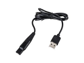 USB Charging Cable for Shavers, 1 Meter, No:10 4.8x10.9mm