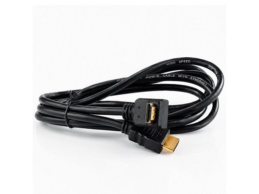 КАБЕЛ HDMI to HDMI ЗЛАТИСТ L-ОБРАЗЕН 1.5m