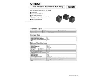 RELAY G8QN-05-12VDC Original