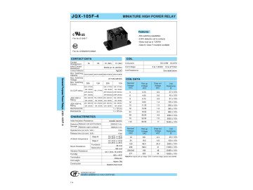 Реле за бойлер, ТАП акумулираща печка високомощно 30A 220V JQX-105F