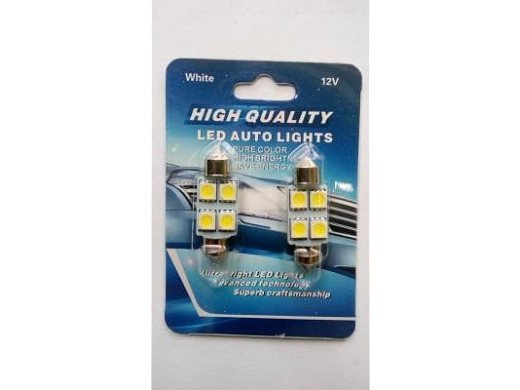 LAMP 12V C5W SV8.5 4X5050 36MM
