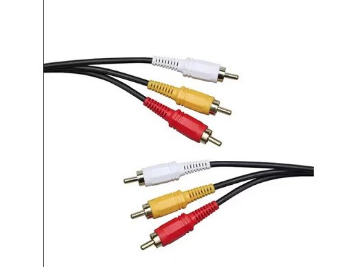 Кабел 3RCA -3RCA Black  2.5 m