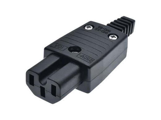 ЗАХРАНВАЩА БУКСА ЗА КОМПЮТЪР  ЗА КАБЕЛ F258A 3P C15 AC IC-215 POWER FEMALE CABLE