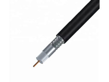 Coaxial Cable RG6 64 CORE 75OHM BLACK/WHITE