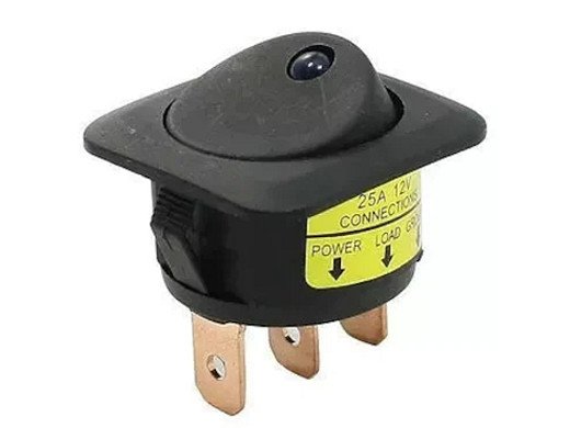 SWITCH KCD1 IC-132D 3P ON-OFF DC 12V 25A