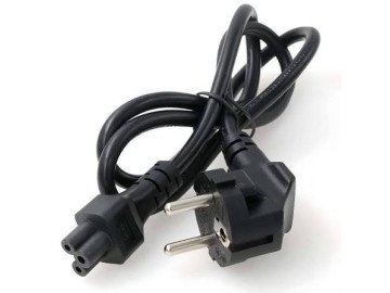 Cable 3-Prong 1.8m AC Power Supply for Laptop EU