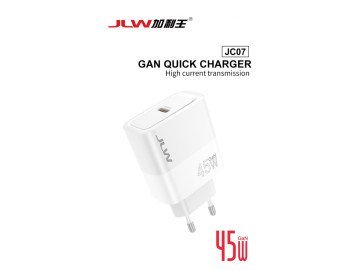 Адаптер за бързо зареждане ADAPTER FAST GAN CHARGER TYPE-C 45W JLW-JC07