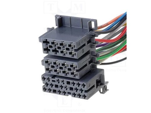 Конектор OPEL ISO socket 26pin с проводници PIN: 26 и 4 RCA