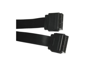 Flat Cable SCART Male to SCART Male 9pin 1.5m
