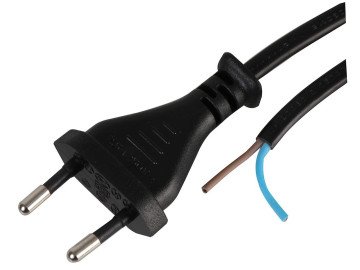 CABLE EURO POWERLEAD 2M BLACK