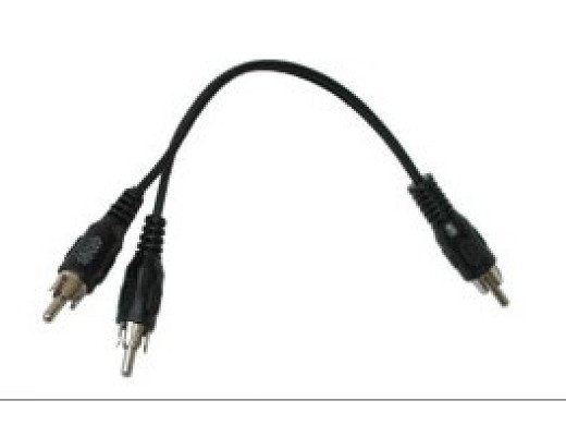 КАБЕЛ 1RCA-2RCA мъжки 1.5м
