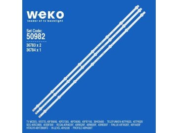 LED подсветка комплект 40" 17DLB40NER2-A-B