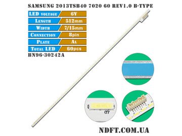 Edge LED BAR SET 40" 2013TSB40 7020 60 B-type 8P