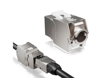 PLUG CAT7 10Gbps RJ45 Toolless Keystone JACK