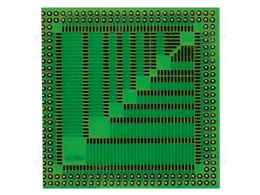 PCB universal single sided multiadapter board 68mm x 68mm UMSMD512