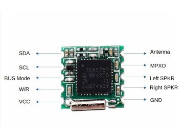 FM приемник с Arduino и TEA5767HN