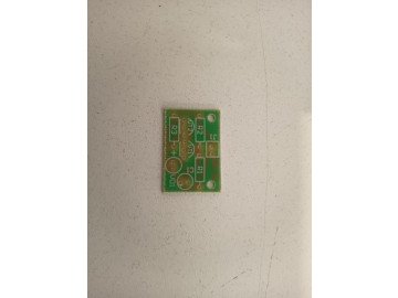 PCB for assembling a generator with a flashing LED