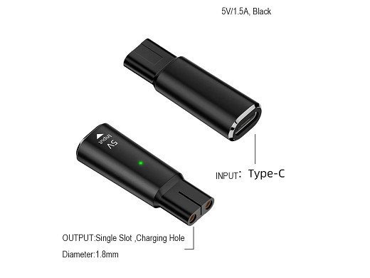 Конектор Adapter USB Type-C to Shaver Charger 5V CP1788