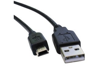 CABLE-160 USB A RETRAC Mini USB 4pins 1.2m