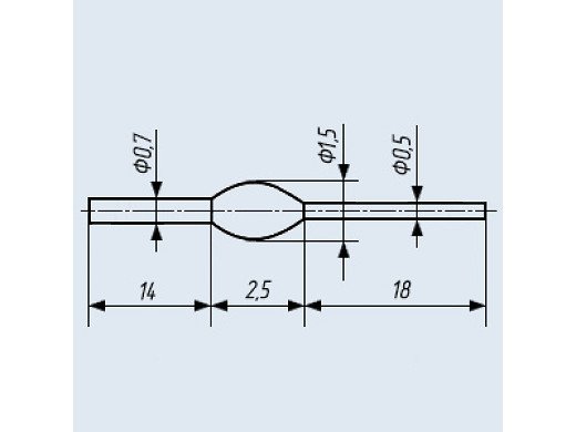 Fotodiode AL103A АЛ103А 950nm 1mW / 50mA
