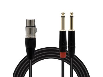 CABLE Canon XLR male- 2x6.3mm Jack 1.5m