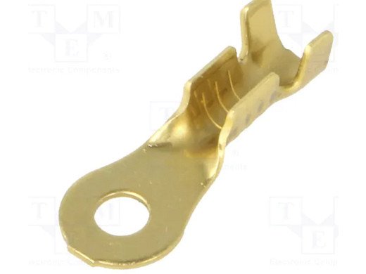 Кабелна обувка BM91203 Тип: кръгла; M3; 1÷2,5 mm²; за кримпване; за проводник; неизолирана; месинг