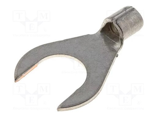Кабелна обувка ST-096/6 Тип: вилкообразна; M5; 4÷6 mm²; за кримпване; за проводник; неизолирана; калайдисана
