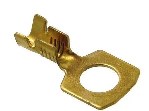 Кабелен накрайник тип: кръгла кабелна обувка; M6; 1÷2,5 mm²; за кримпване; за кабел; права; месинг