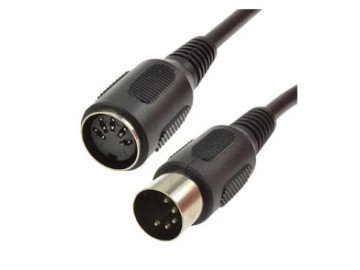 CABLE 5 DIN female- 5 DIN male 180' 2m
