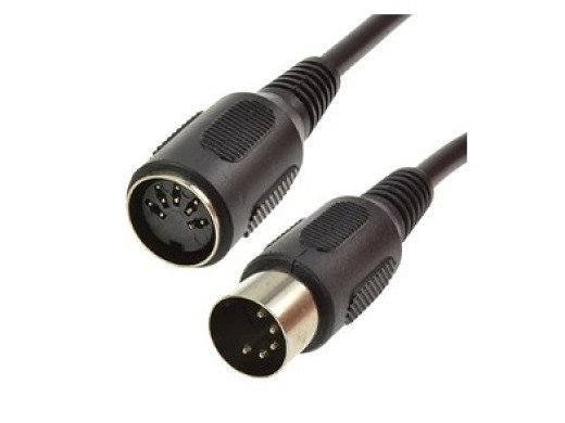 Кабел 5p DIN- 5p DIN  мъжки/женска 2m