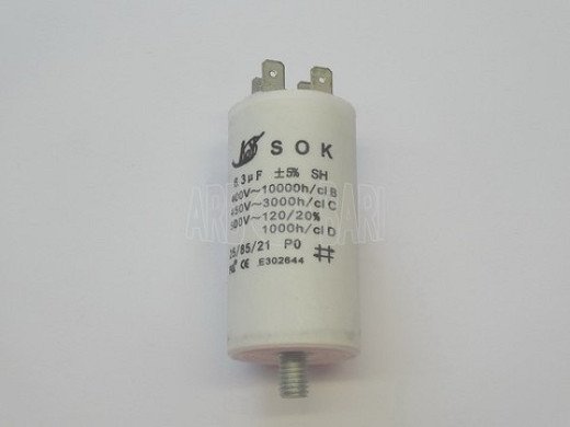 Кондензатор 1.0MF 450VAC CBB60 MKP