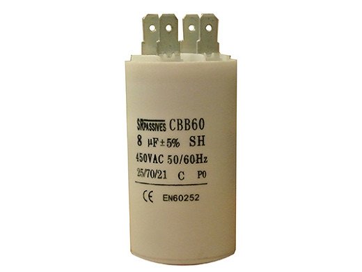 Кондензатор 2.5MF 450VAC CBB60